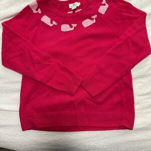 Vineyard Vines Pink Crew Neck Sweater